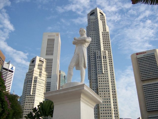 Статуя сэра Стэмфорда Раффлза (Statue of Stamford Raffles)